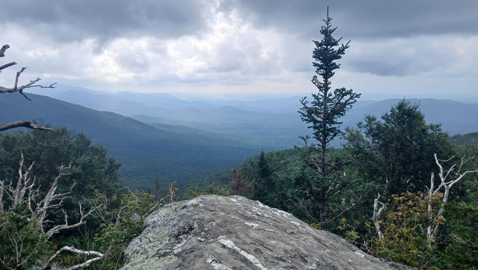Das Bild zeigt die Green Mountains in Vermont.